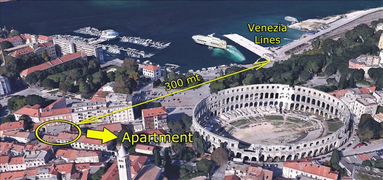 Arena Design Apartments With Free Private Parking And With A Terrace بولا المظهر الخارجي الصورة
